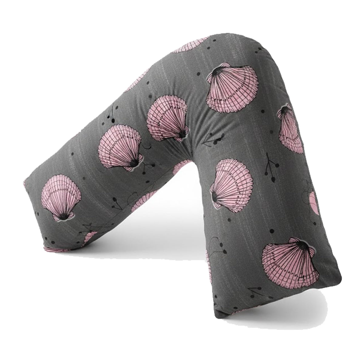 V Shaped Pillow with Pillowcase – Charcoal Main image