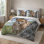 Wildlife Duvet Cover Set – Cheetah