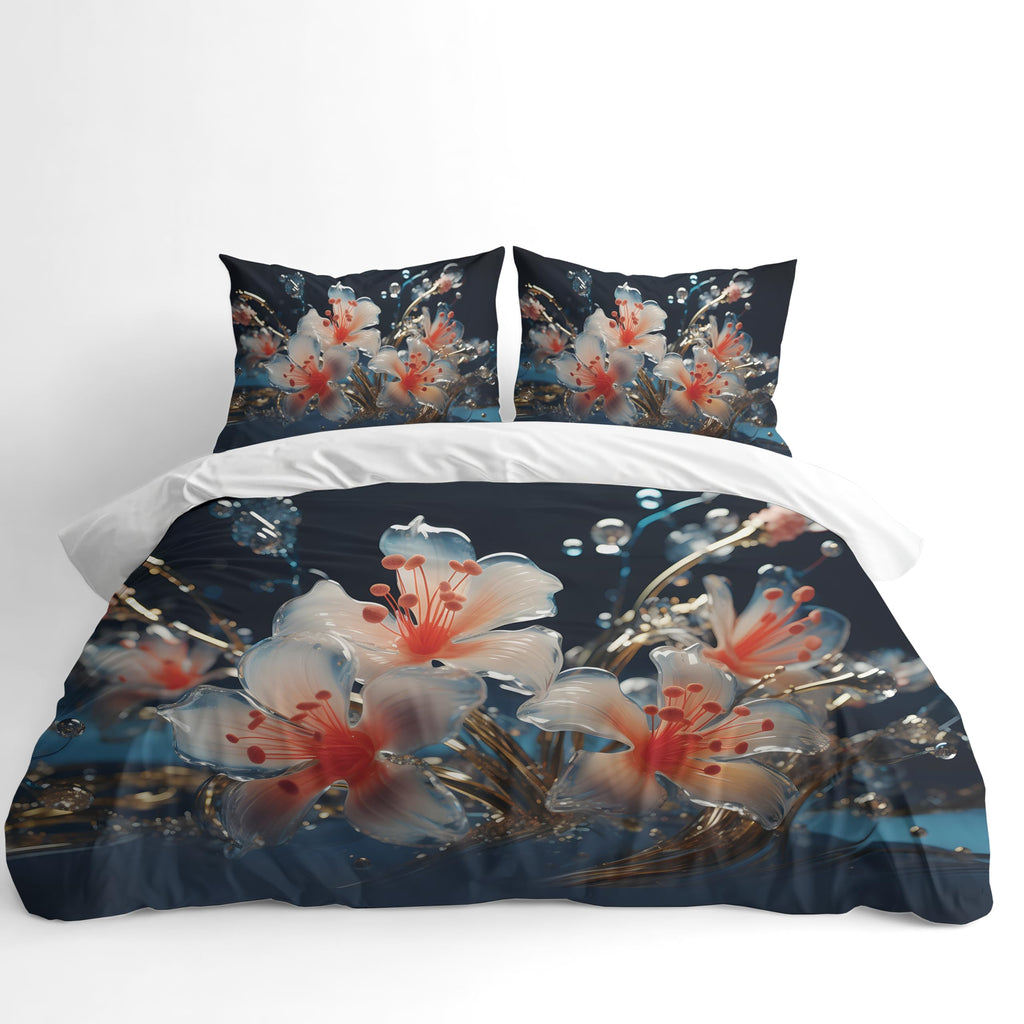 Botanical Duvet Cover Set – Cherry Blossoms