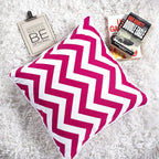 Chevron Cushion Covers 45x45 cm – Chevron Fuchsia
