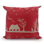 Christmas Cushion Covers 45x45 cm – Faux Linen, 7 Designs, Packs of 1-4 (view 2)