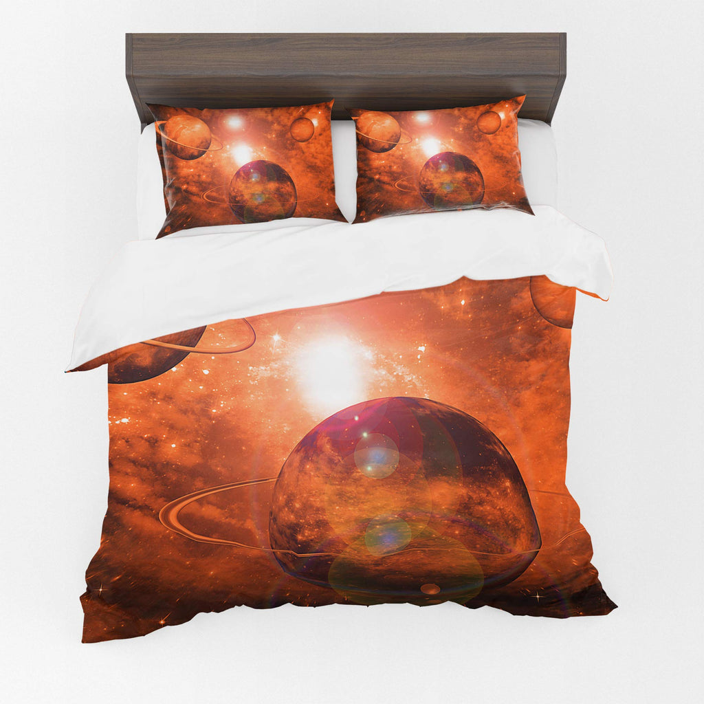 Space Duvet Cover Set – Cosmic Planet