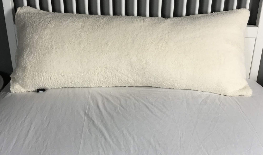 Teddy Fleece Bolster Cases – Cream