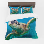 Sea Turtle Duvet Cover Set – Curious Sea Turtle