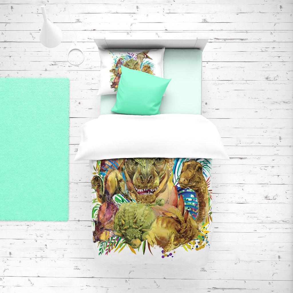 Dinosaur Duvet Cover Set – 7 Designs, Single to Super King (view 2)