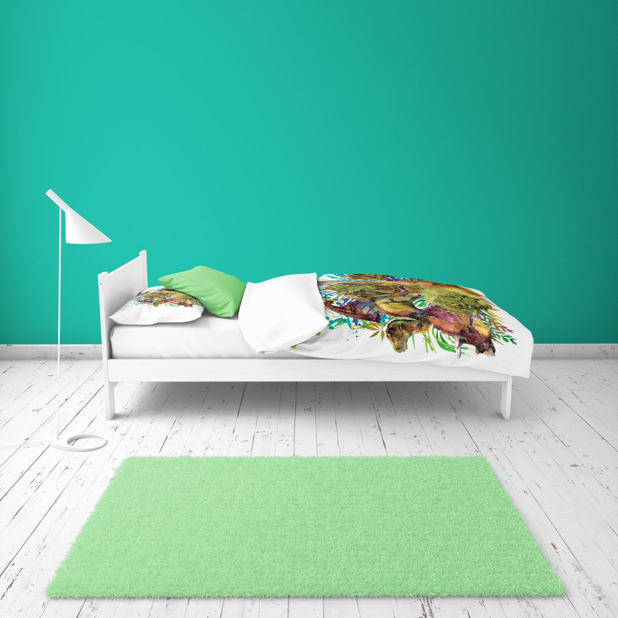 Dinosaur Duvet Cover Set – 7 Designs, Single to Super King (view 3)
