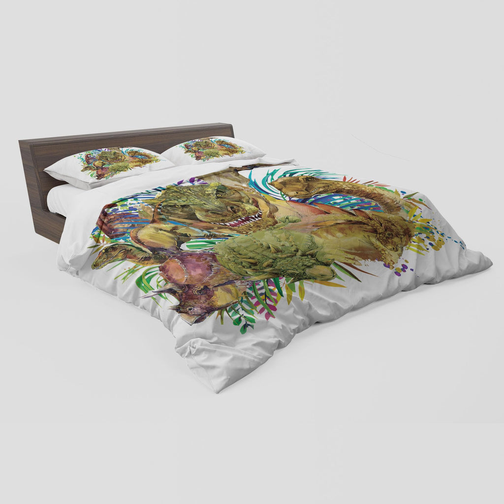 Dinosaur Duvet Cover Set – 7 Designs, Single to Super King