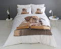 Dog with Book – Dog Duvet Cover Set