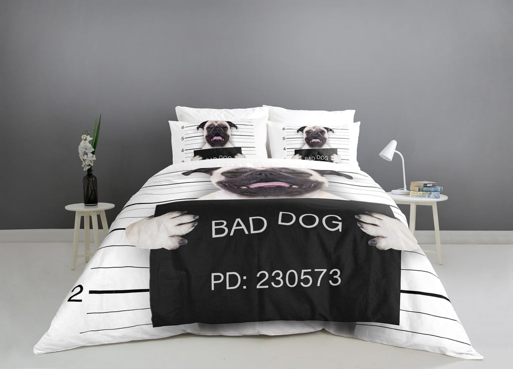 Dog Breed Duvet Cover Set – 18 Designs, Single to Super King