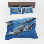 Fish Duvet Cover Set – Dolphins