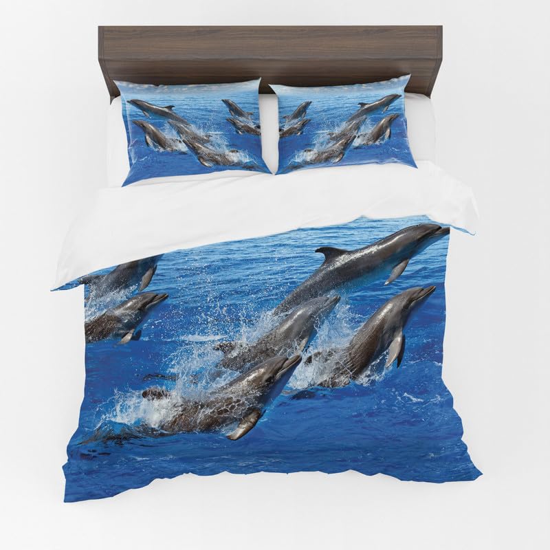 Fish Duvet Cover Set – Dolphins