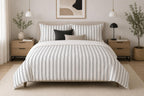 Stripe Duvet Cover Set – Dotted Line Stripe