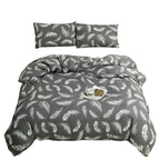 Feather Print Duvet Cover Set – Double (+3 more options)
