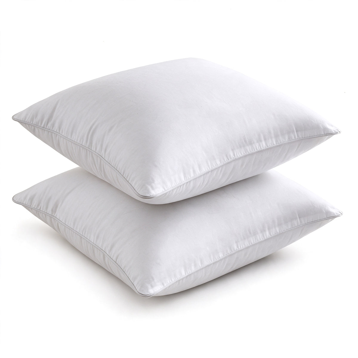 Duck Feather Cushion Pads 40 x 40 cm (16 x 16 inch) Pack of 2, two square pads