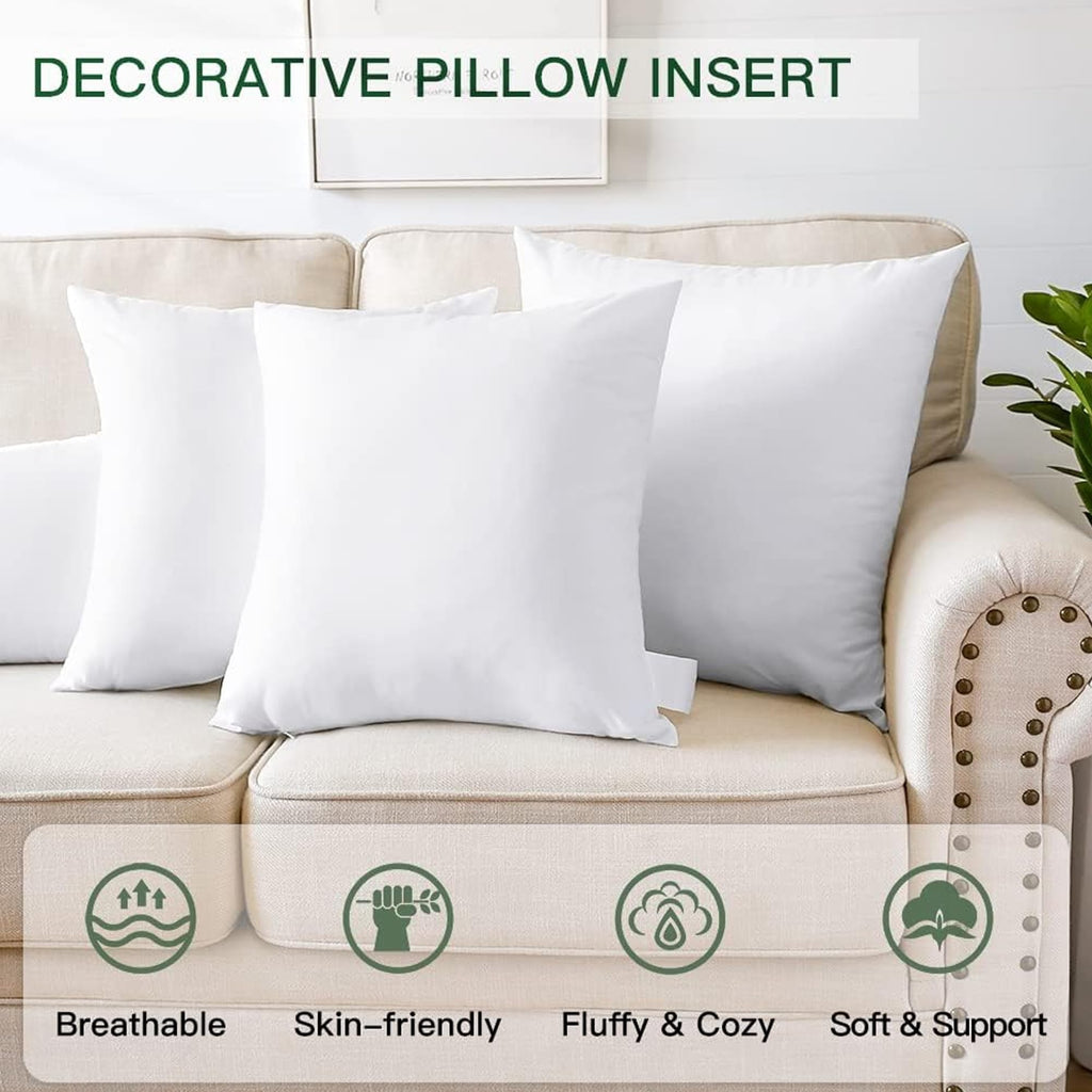 Duck Feather Cushion Pads 30x45 & 40x40 cm – Pack of 2 (view 4)