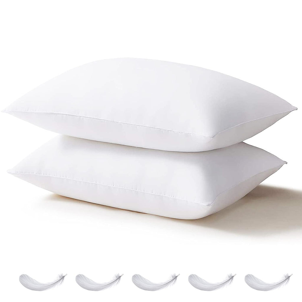 Duck Feather Pillows 48x74 cm – Cotton Cover, Packs of 2 & 4 (view 5)