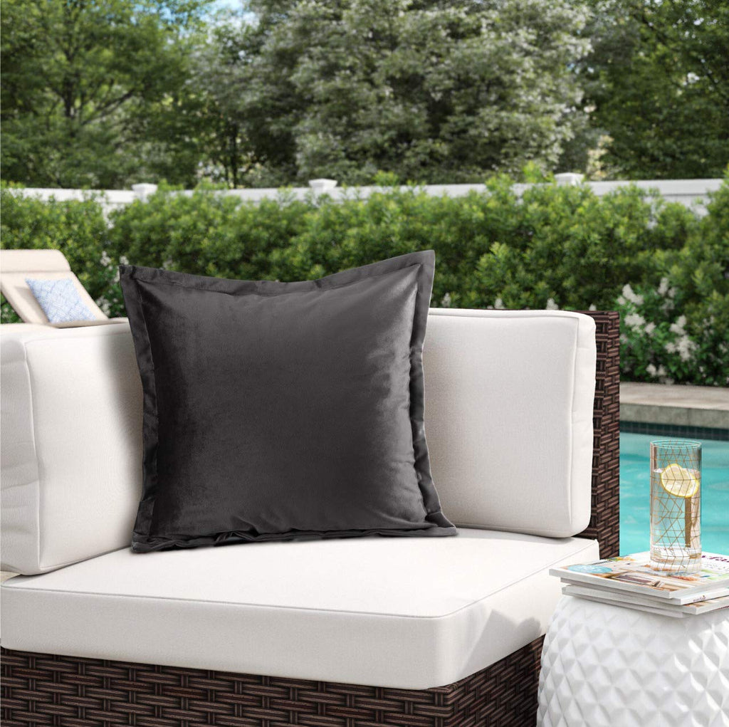 Dutch Velvet Cushion Covers 45x45 cm – 3 Colours, Packs of 2 & 4 (view 2)