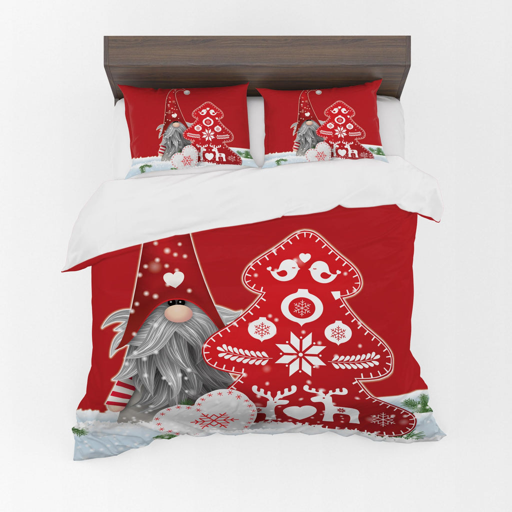 Santa & Reindeer Duvet Cover Set – Dwarf