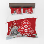 Santa & Reindeer Duvet Cover Set – Dwarf