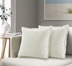 Oxford Cotton Cushion Covers 40-50 cm – Ecru
