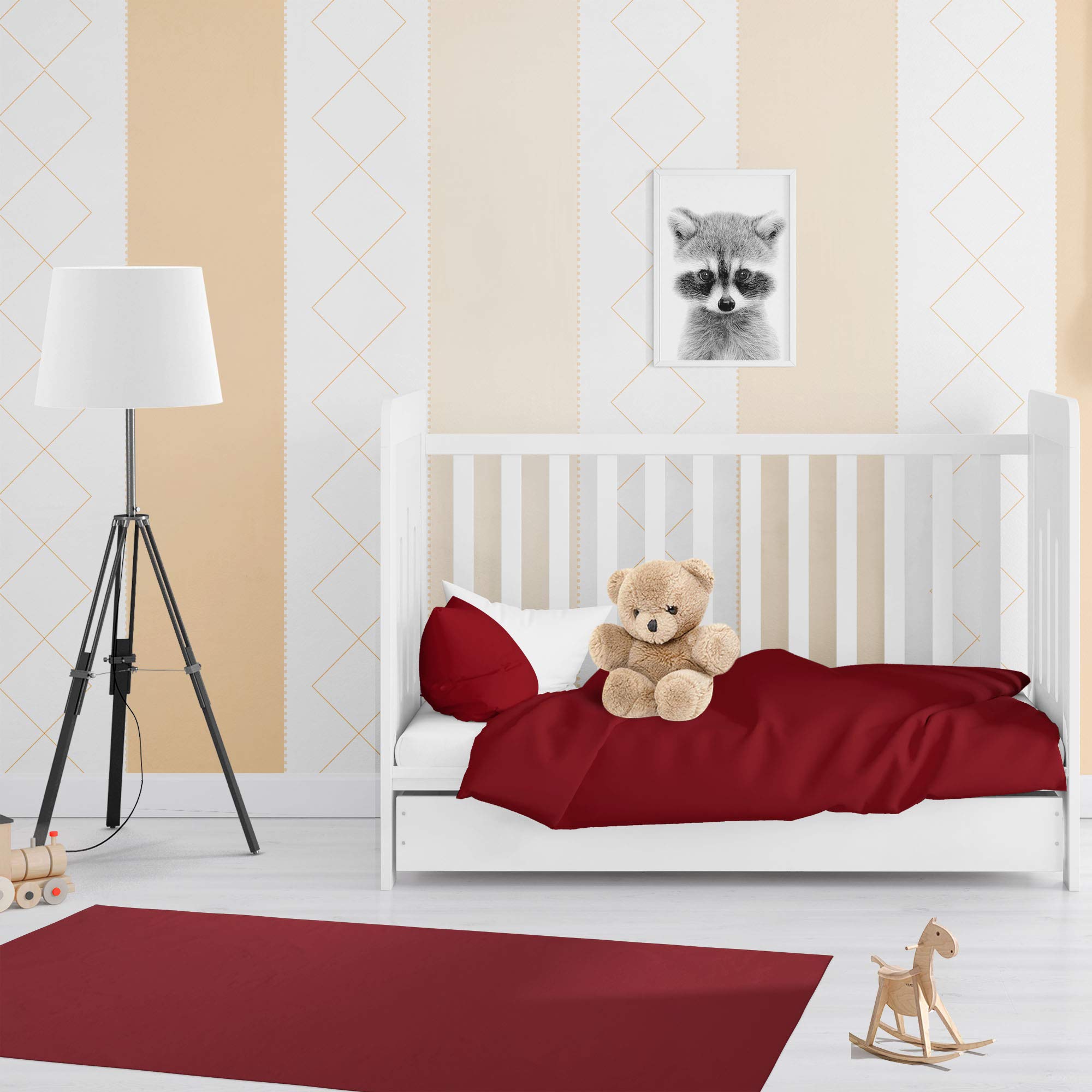 Egyptian Cotton Toddler Duvet Cover Set – 300TC, 2 Colours
