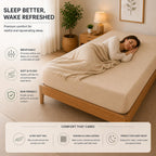 Extra Deep Fitted Sheet 40 cm – 6 Colours, Single to Super King (view 4)