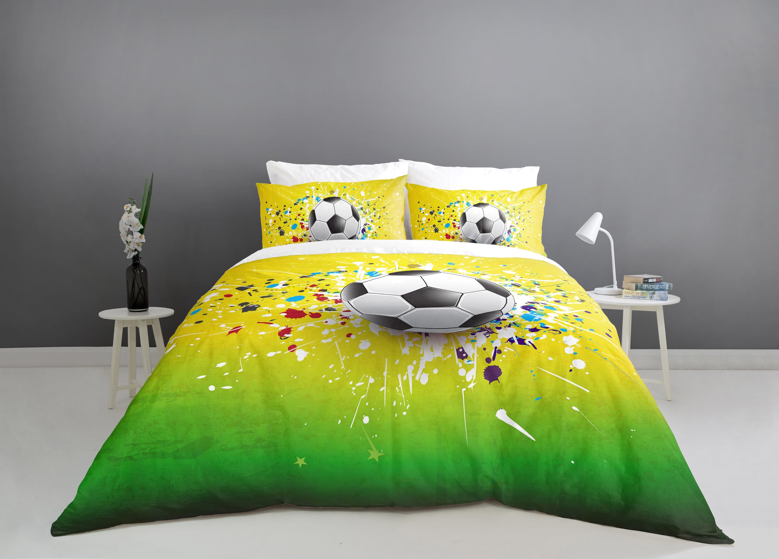 Football Duvet Cover Set – 18 Designs, Single to Super King
