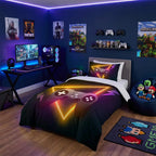 Gaming Duvet Cover Set – 17 Designs, Single to Super King (view 2)