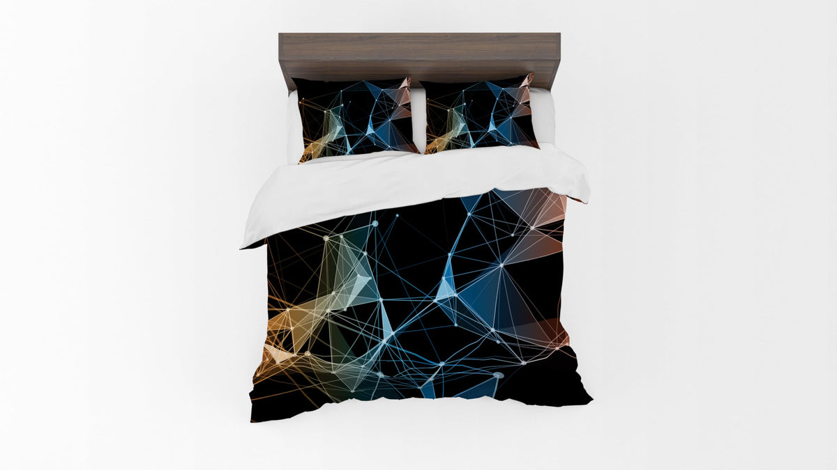 Floral Duvet Cover Set – Geometric Abstract