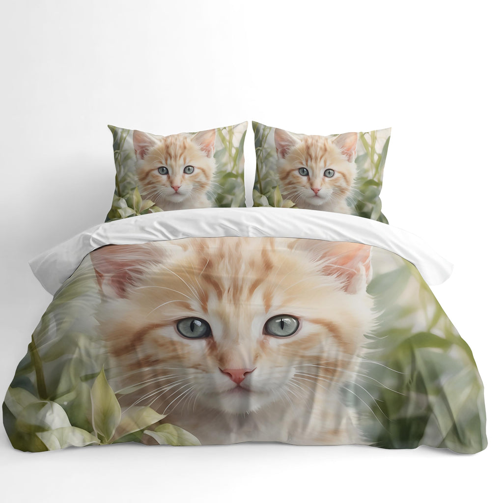 Cat Duvet Cover Set – Ginger Kitten