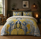 Rhyn Floral Duvet Cover Set – Grey Marble