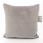 Quilted Velvet Cushion Covers 43x43 cm – Grey