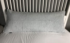 Teddy Fleece Bolster Cases – Grey
