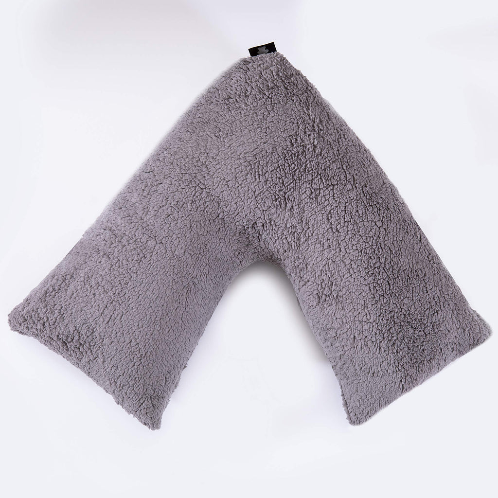 Teddy Fleece Bolster Cases – Grey