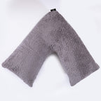 Teddy Fleece Bolster Cases – Grey