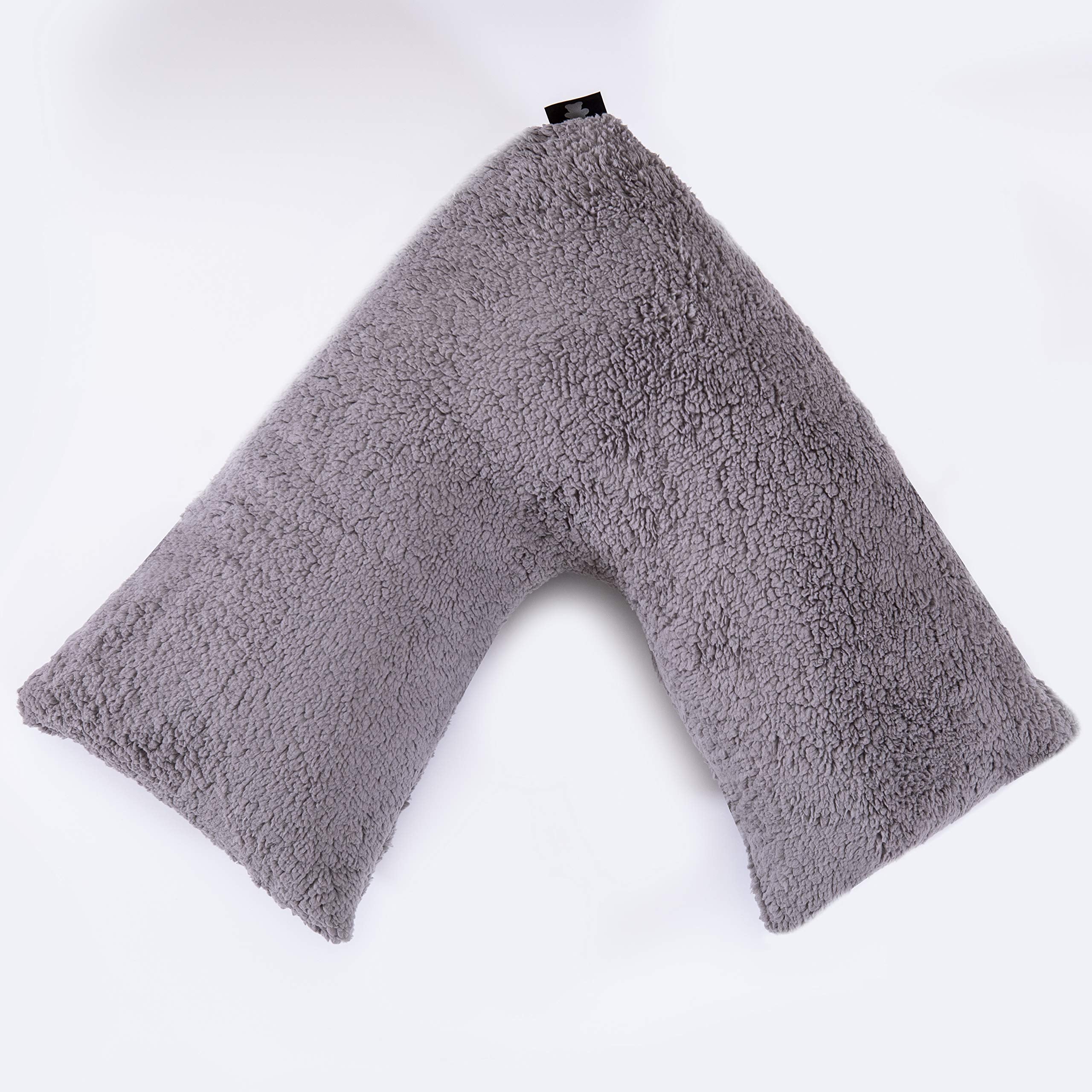 Teddy Fleece Bolster Cases – Grey