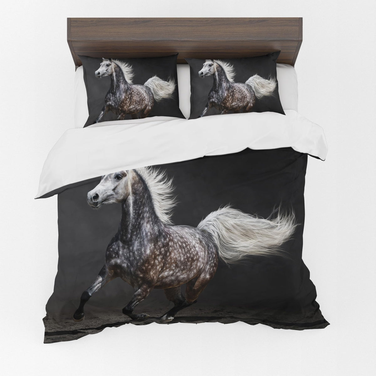 Animal Duvet Cover Set – Horse in the Night