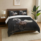 Animal Duvet Cover Set – Horse in the Night