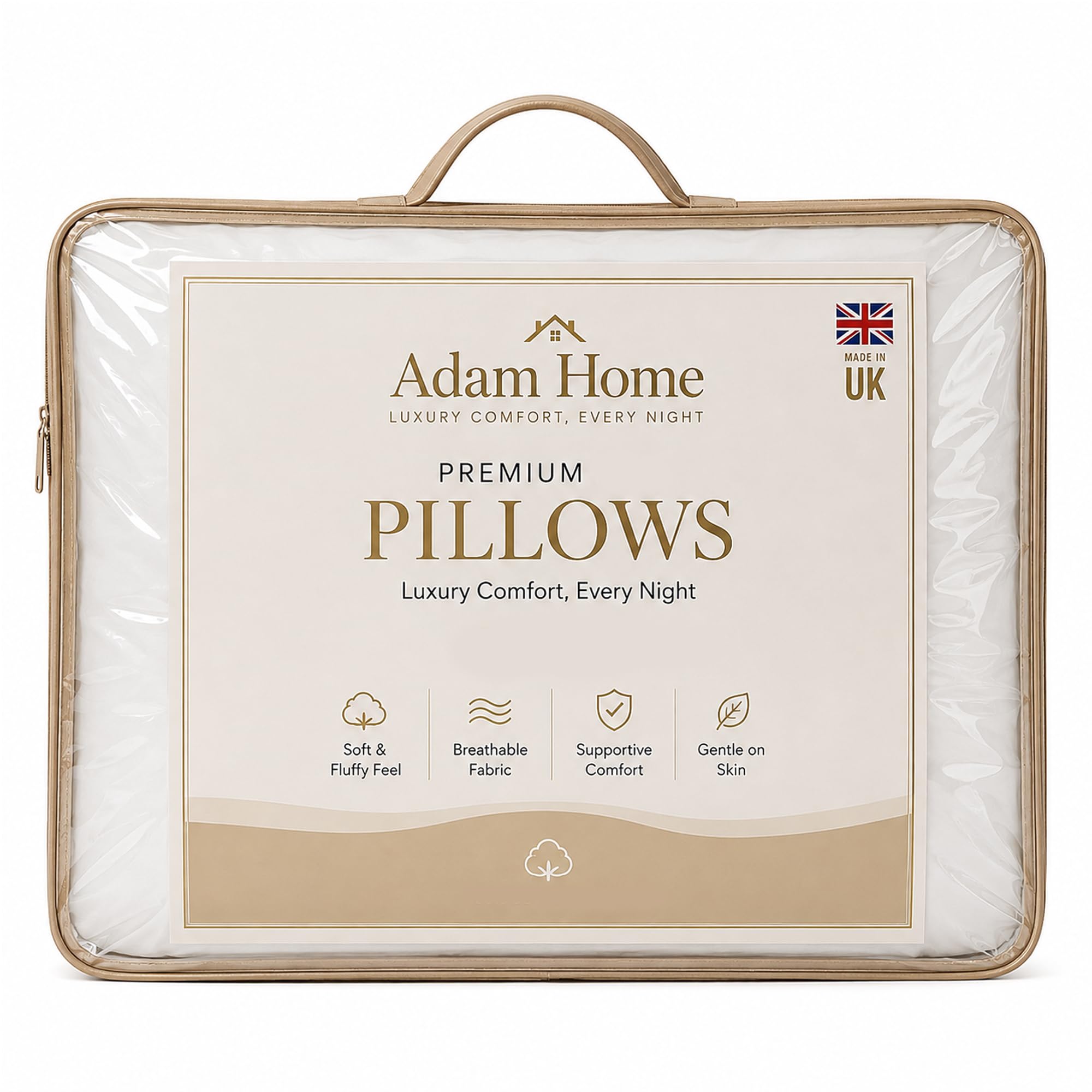 Hotel Quality Pillows 48x74 cm – Hollowfibre, Packs of 2-8 (view 5)