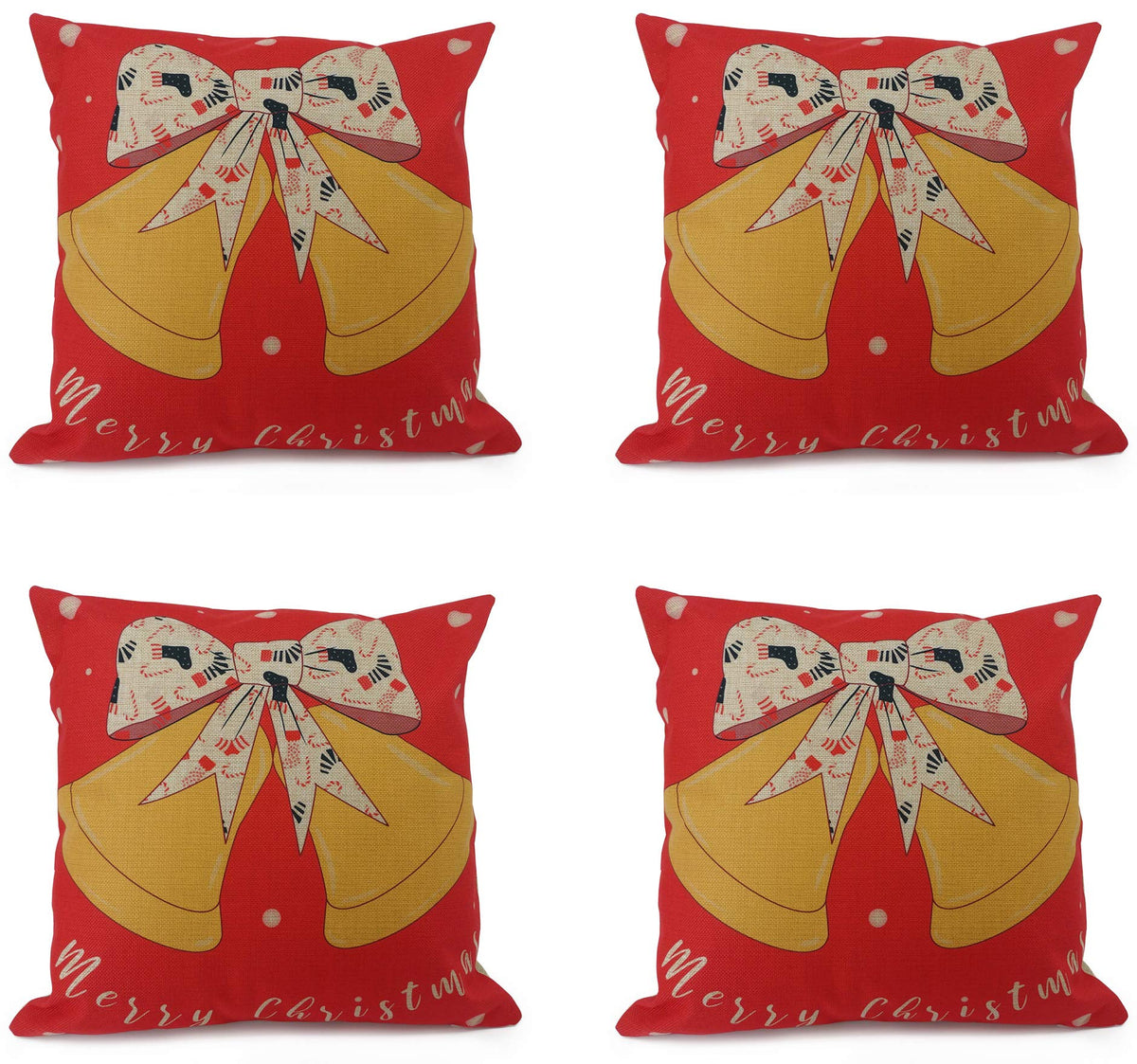Christmas Cushion Covers 45x45 cm – Jingle Bells