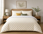 Polka Dot Duvet Cover Set – Lemon Yellow Polka Dots