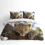 Wildlife Duvet Cover Set – Leopard
