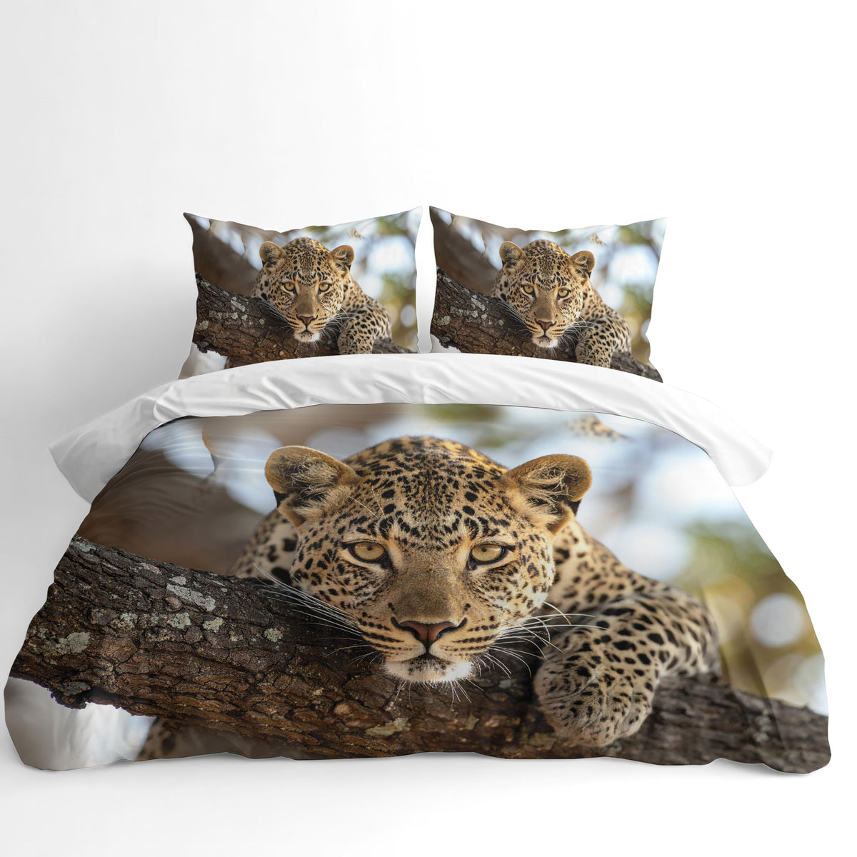 Wildlife Duvet Cover Set – Leopard