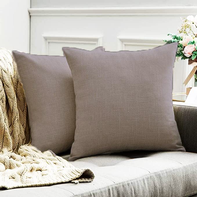 Oxford Cotton Cushion Covers 40-50 cm – Light Grey