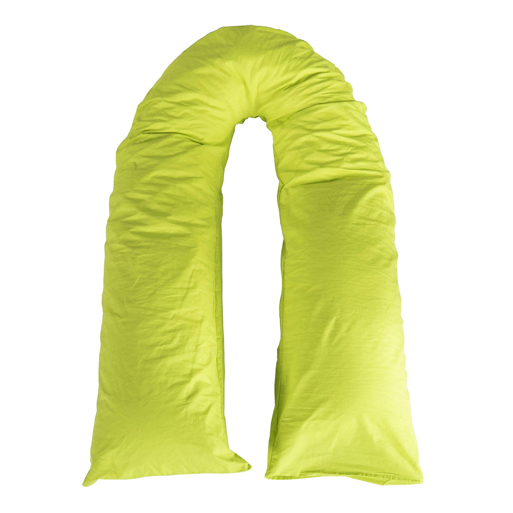 U Pregnancy Pillow Case 12ft – Limegreen