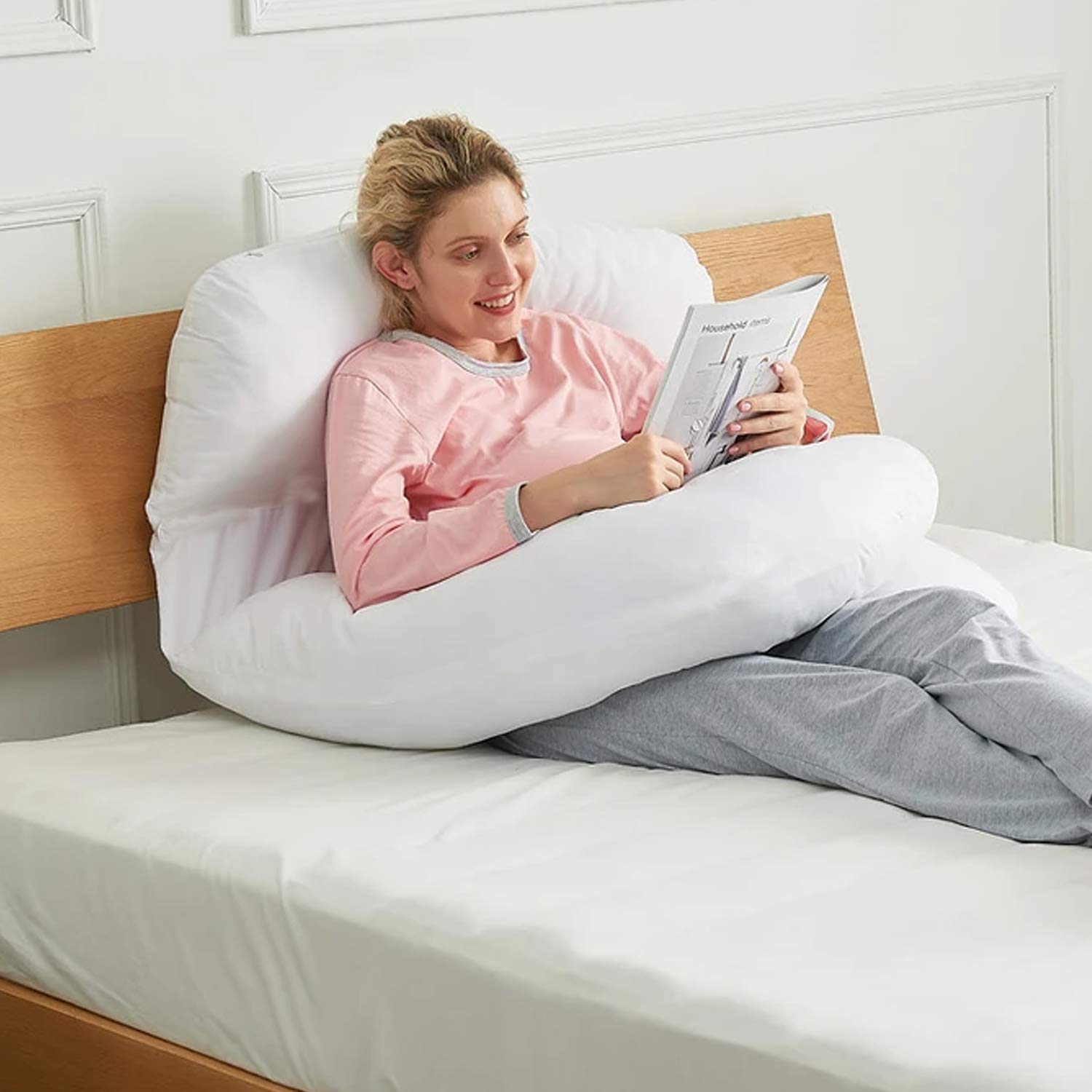 Maternity Pillow 12ft – Removable Washable Cover (view 2)