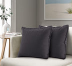 Oxford Cotton Cushion Covers 40-50 cm – Medium Grey