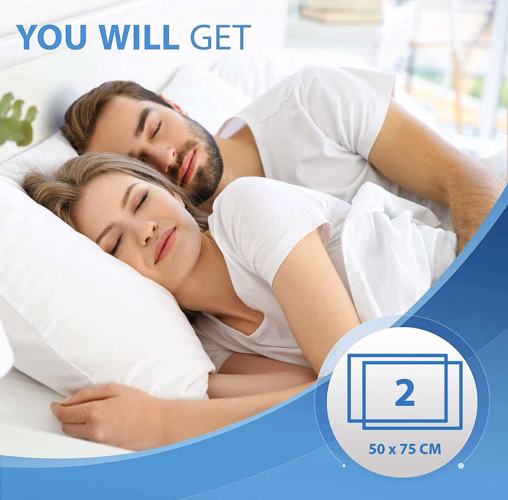 Microfibre Pillow Protectors 50x75 cm – Zipped, Packs of 2-8 (view 4)