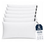 Quilted Pillow Protectors 50x75 cm – Microfibre White