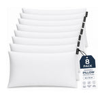 Quilted Pillow Protectors 50x75 cm – Microfibre White